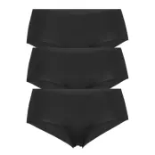 Hipster Hattie Solid Trosa Brief Tanga Svart Björn Borg