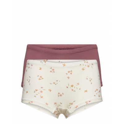 Hipsters 2-Pack - Bamboo *Villkorat Erbjudande Night & Underwear Underwear Underpants Multi/mönstrad Minymo