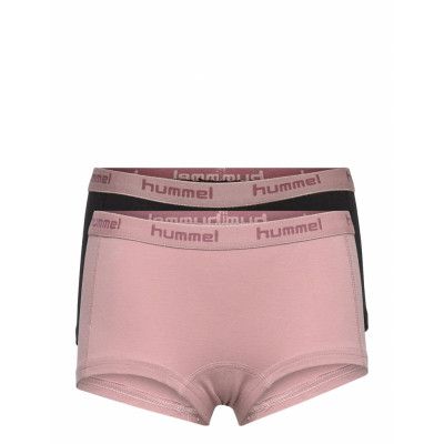 Hmlcarolina Hipsters 2-Pack Night & Underwear Underwear Panties Pink Hummel