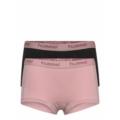 Hmlcarolina Hipsters 2-Pack *Villkorat Erbjudande Night & Underwear Underwear Panties Rosa Hummel