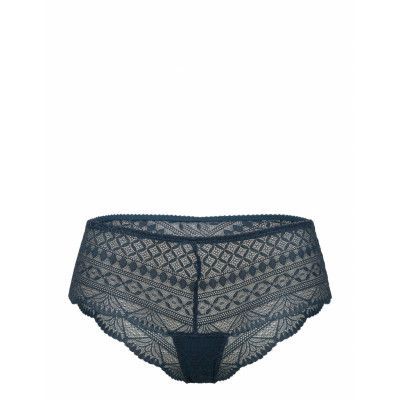 Idole - Lace Boyshorts *Villkorat Erbjudande Lingerie Panties Hipsters/boyshorts Grön Etam