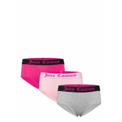 Juicy Couture Hipsters 3Pk Hanging Night & Underwear Underwear Panties Pink Juicy Couture