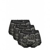 Lace Maxi 3-Pack *Villkorat Erbjudande Lingerie Panties High Waisted Panties Svart Missya