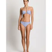 Lauren Ralph Lauren Swimwear Lrl Seaside Stripe Print Hipster - White - 44