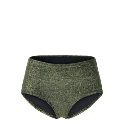 Lindex Brief Clara Hipster Lurex Grön