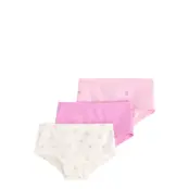 Lindex 3-Pack Hipster Briefs - Pink - 98/104