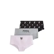 Lindex Panty Hipster 3P Kuromi Multi/patterned