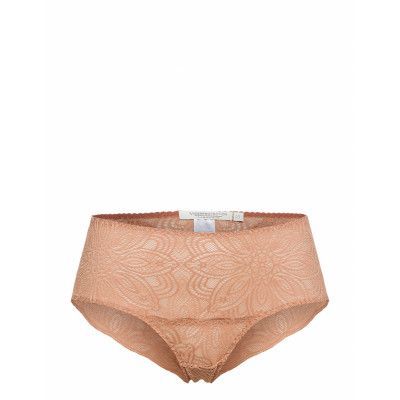 Luna Hipsters Lingerie Panties Hipsters/boyshorts Beige Underprotection