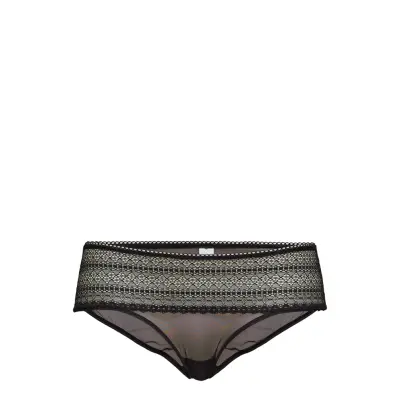 Dkny Table Lace Bikini Lingerie Panties Hipsters/boyshorts Svart DKNY Homewear