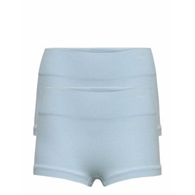 Nlfhailey Rib Hipster 2Pack Night & Underwear Underwear Panties Blå LMTD