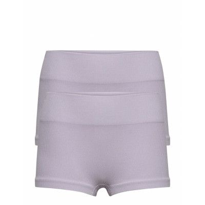 Nlfhailey Rib Hipster 2Pack Night & Underwear Underwear Panties Lila LMTD