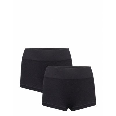 LMTD Nlfkailey Rib Hipster 2Pack Noos Svart