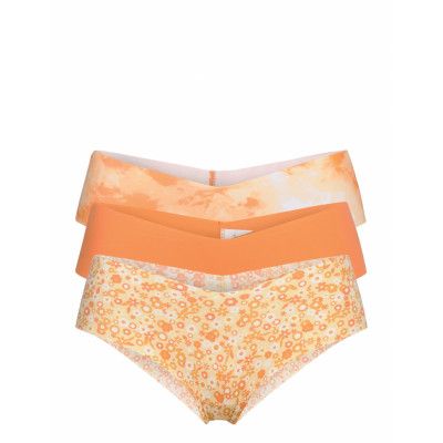 No Show Cheeky Pack Lingerie Panties Hipsters/boyshorts Orange Aerie