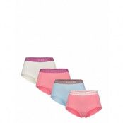 Pclogo Lady 4 Pack Solid Noos Bc *Villkorat Erbjudande Lingerie Panties Hipsters/boyshorts Rosa Pieces
