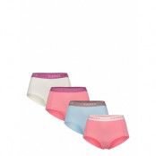 Pclogo Lady 4 Pack Solid Noos Bc Hipstertrosa Underkläder Pink Pieces