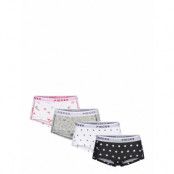 Pieces Pclogo Lady Dots 4-Pack Svart