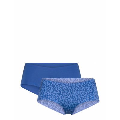 Performance Hipster 2P Lingerie Panties Hipsters/boyshorts Blå Björn Borg