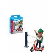 Playmobil Special Plus Hipster Med El-Scooter - 70873 Toys Playmobil Toys Playmobil Special Plus Multi/patterned PLAYMOBIL