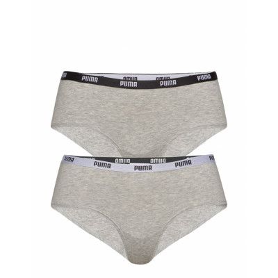 Puma Iconic Hipster 2p Hang Lingerie Panties Hipsters/boyshorts Grå PUMA