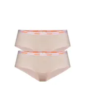 Puma Iconic Hipster 2p Hang Lingerie Panties Hipsters/boyshorts Rosa PUMA