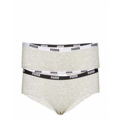 Puma Iconic Hipster 2p Lingerie Panties Hipsters/boyshorts Grå PUMA