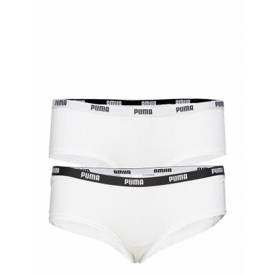 Puma Iconic Hipster 2p Lingerie Panties Hipsters/boyshorts Vit PUMA