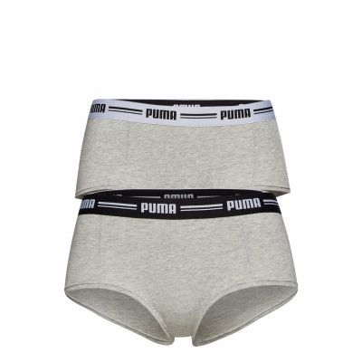 Puma Iconic Mini Short 2p Lingerie Panties Hipsters/boyshorts Grå PUMA