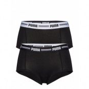 Puma Iconic Mini Short 2p Lingerie Panties Hipsters/boyshorts Svart PUMA