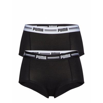 Puma Iconic Mini Short 2p Lingerie Panties Hipsters/boyshorts Svart PUMA