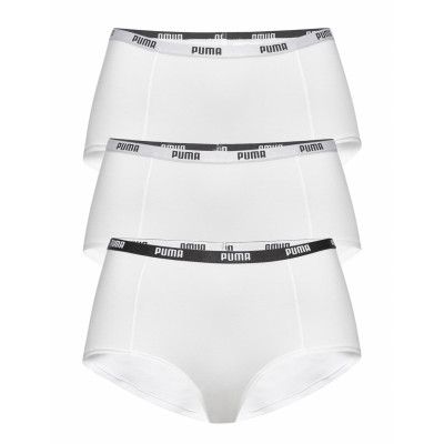 Puma Mini Short 3P Pack *Villkorat Erbjudande Lingerie Panties Hipsters/boyshorts Vit PUMA