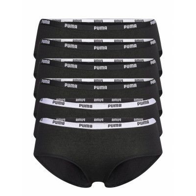 Puma Women Hipster 6P Ecom Sport Panties Briefs Svart PUMA