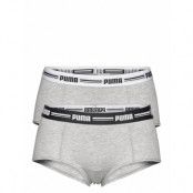 Puma Women Mini Short 2P Hang *Villkorat Erbjudande Lingerie Panties Hipsters/boyshorts Grå PUMA