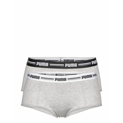 Puma Women Mini Short 2P Pack Sport Panties Hipster & Boyshorts Grå PUMA