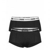 Puma Women Mini Short 2P Pack *Villkorat Erbjudande Lingerie Panties Hipsters/boyshorts Svart PUMA