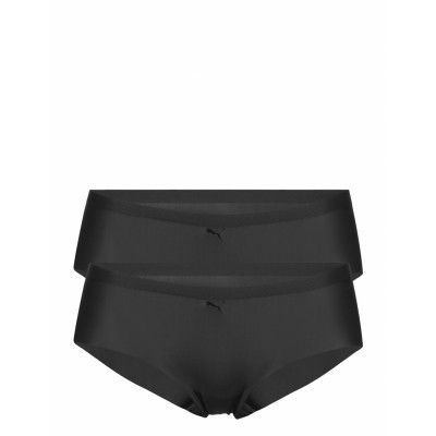 Puma Women Seamless Hipster 2P Pack *Villkorat Erbjudande Lingerie Panties Hipsters/boyshorts Svart PUMA
