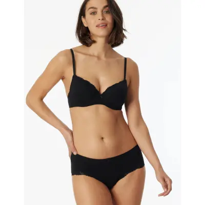 Schiesser Bikini-Hipster - Black - XS