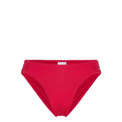 Seafolly High Leg Ruched Side Pant - Red - 40
