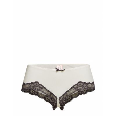 Secret Lace Boxer R Lingerie Panties Hipsters/boyshorts Creme Hunkemöller