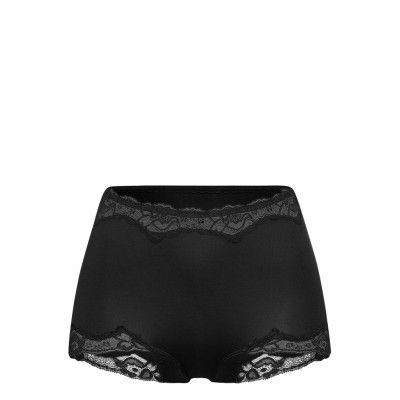Secrets Lace Mx Black Lingerie Panties High Waisted Panties Svart Hunkemöller