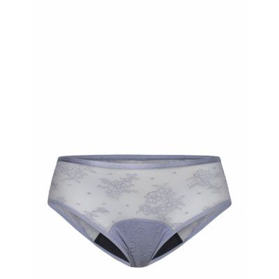 Selena Ecomoon Hipster_Classic *Villkorat Erbjudande Lingerie Panties Period Panties Blå Dorina