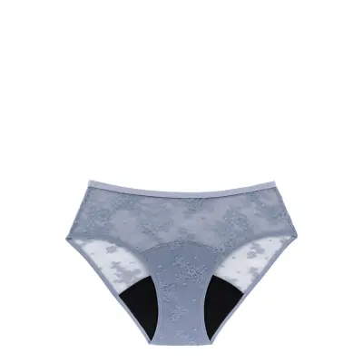 Selena Ecomoon Hipster_Classic *Villkorat Erbjudande Lingerie Panties Period Panties Blå Dorina