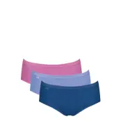 Sloggi Basic+ Midi C3P Lingerie Panties Hipsters/boyshorts Multi/mönstrad Sloggi