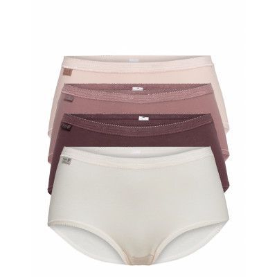Sloggi Basic+ Midi C4P Holiday Lingerie Panties Hipsters/boyshorts Brun Sloggi