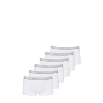 Sloggi Men Go Abc Hipster 6P Boxerkalsonger White Sloggi