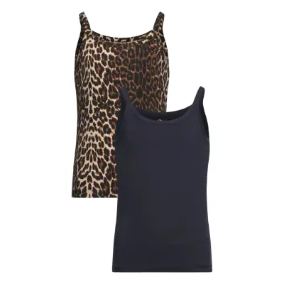 The New Tnthe New Strap Top 2-Pack - Navy - 98/104