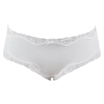 Triumph Micro and Lace Hipster White