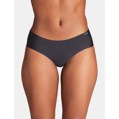 Under Armour Ua Pure Stretch No Show Hipster-Solid 3Pk - Black - M