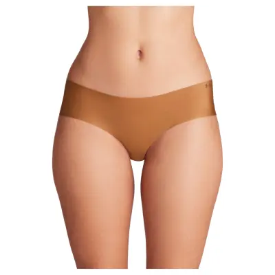 Under Armour Ua Pure Stretch No Show Hipster-Solid 3Pk - Brown - M