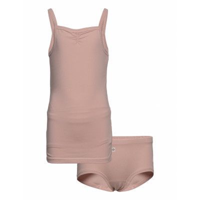 Underwear Set Hipster Girl 2-Pack Underkläderset Rosa Müsli By Green Cotton