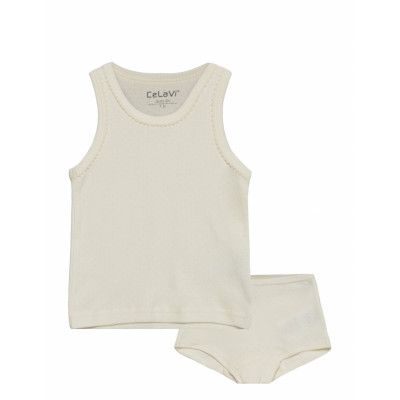 Underwear Set Underkläderset Cream CeLaVi